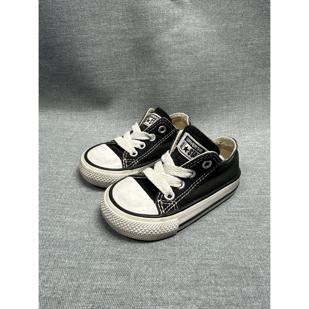 Converse All Star Low Top Black Toddler 4 Sneaker Shoe